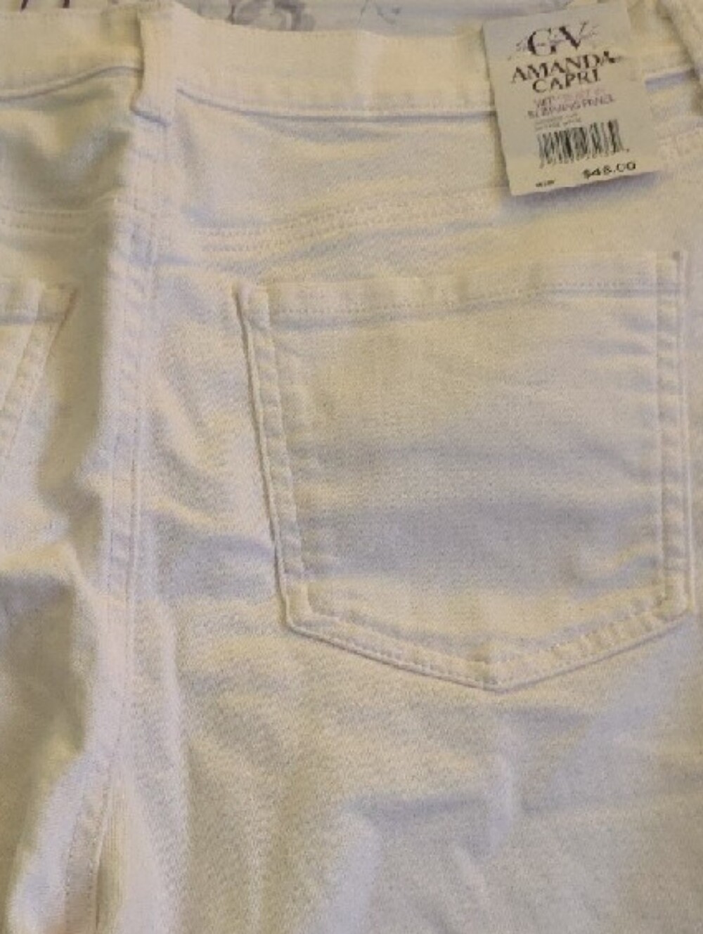 Gloria Vanderbilt White High-Rise Slimming Jeans - Picture 5 of 7
